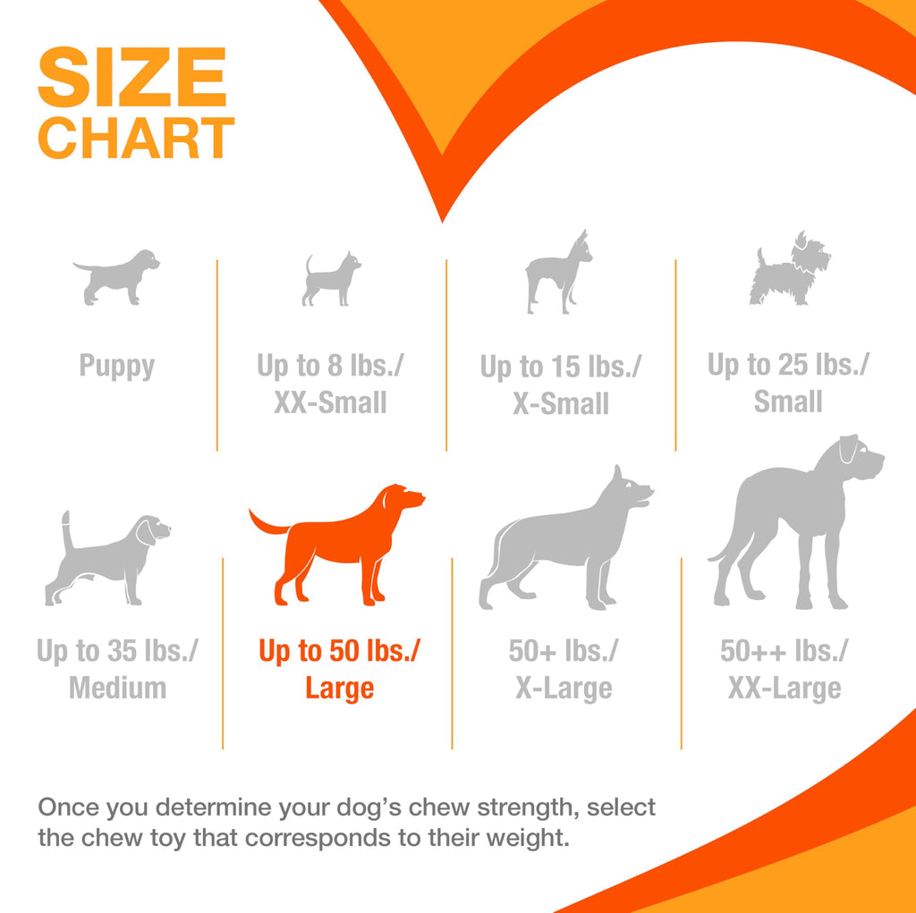 Dog Chew Toys, 3 Count, Large M736
