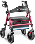 Foldable Walker with Seat, 17lb Lightweight L485112