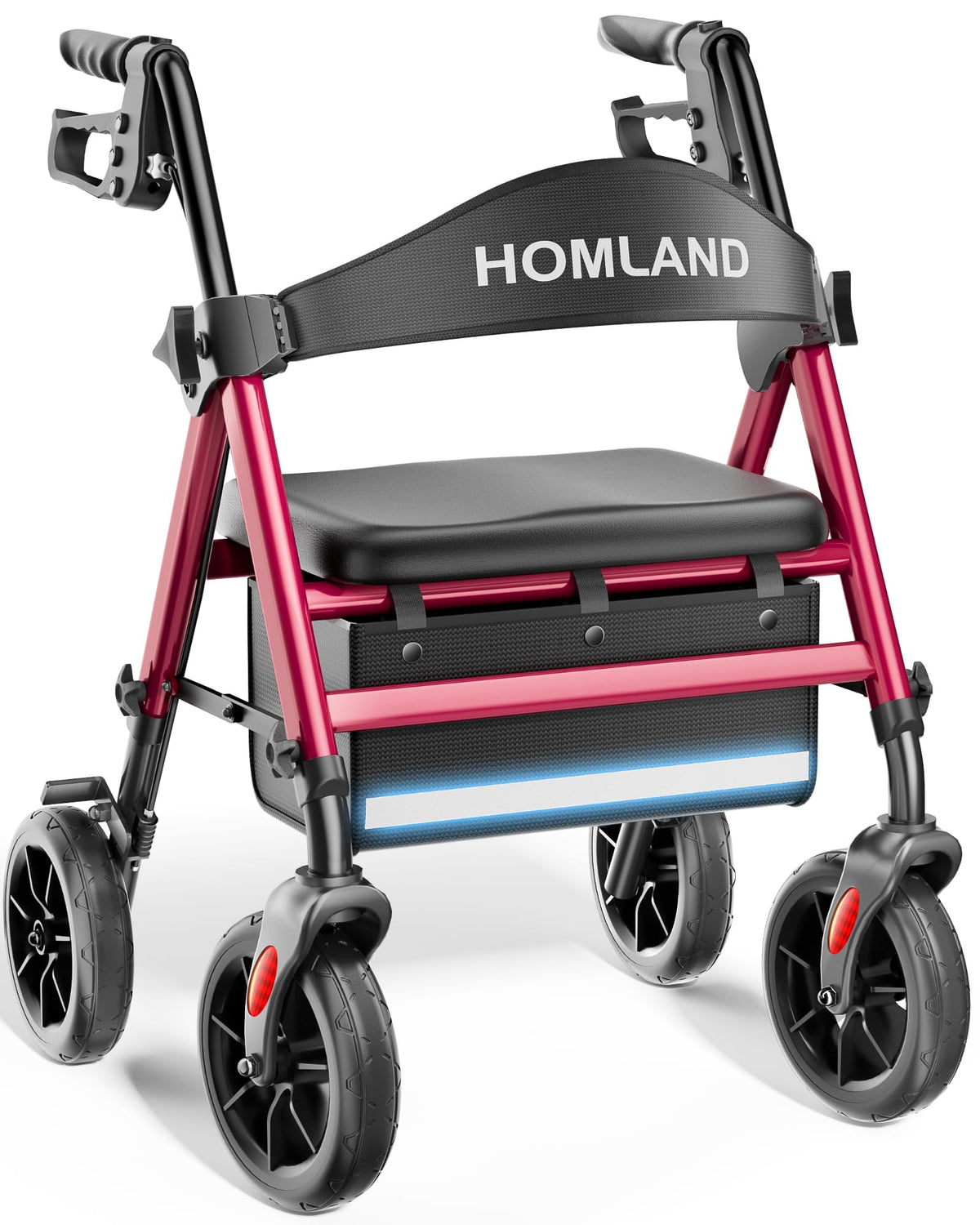 Foldable Walker with Seat, 17lb Lightweight L485112