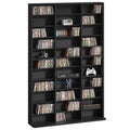 Black 11 Tier Display Cabinet N1690