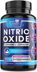 3000mg L-Arginine & L-Citrulline Nitric Oxide Supplement 240 Capsules T9549