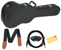 Hard-Shell Wood Case for Single-Cutaway Electric Guitars Y508493