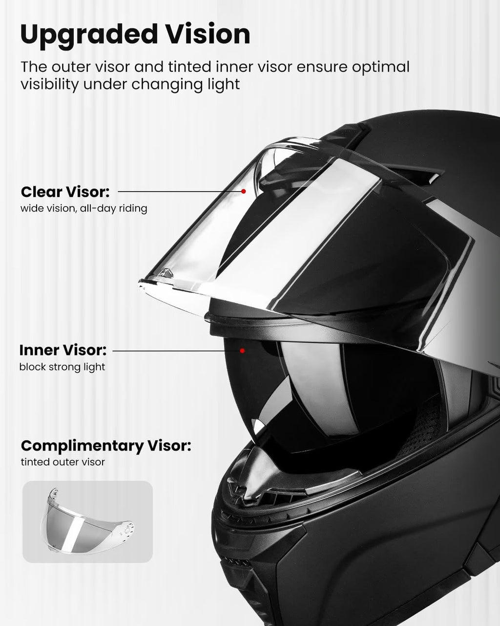 Modular Motorcycle Helmet M6043