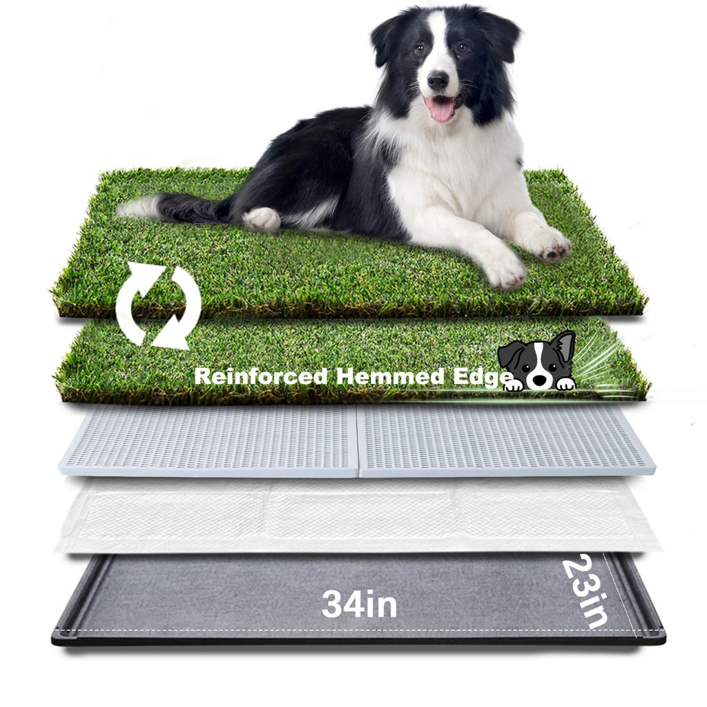 Dog Grass Pad with Tray B5504