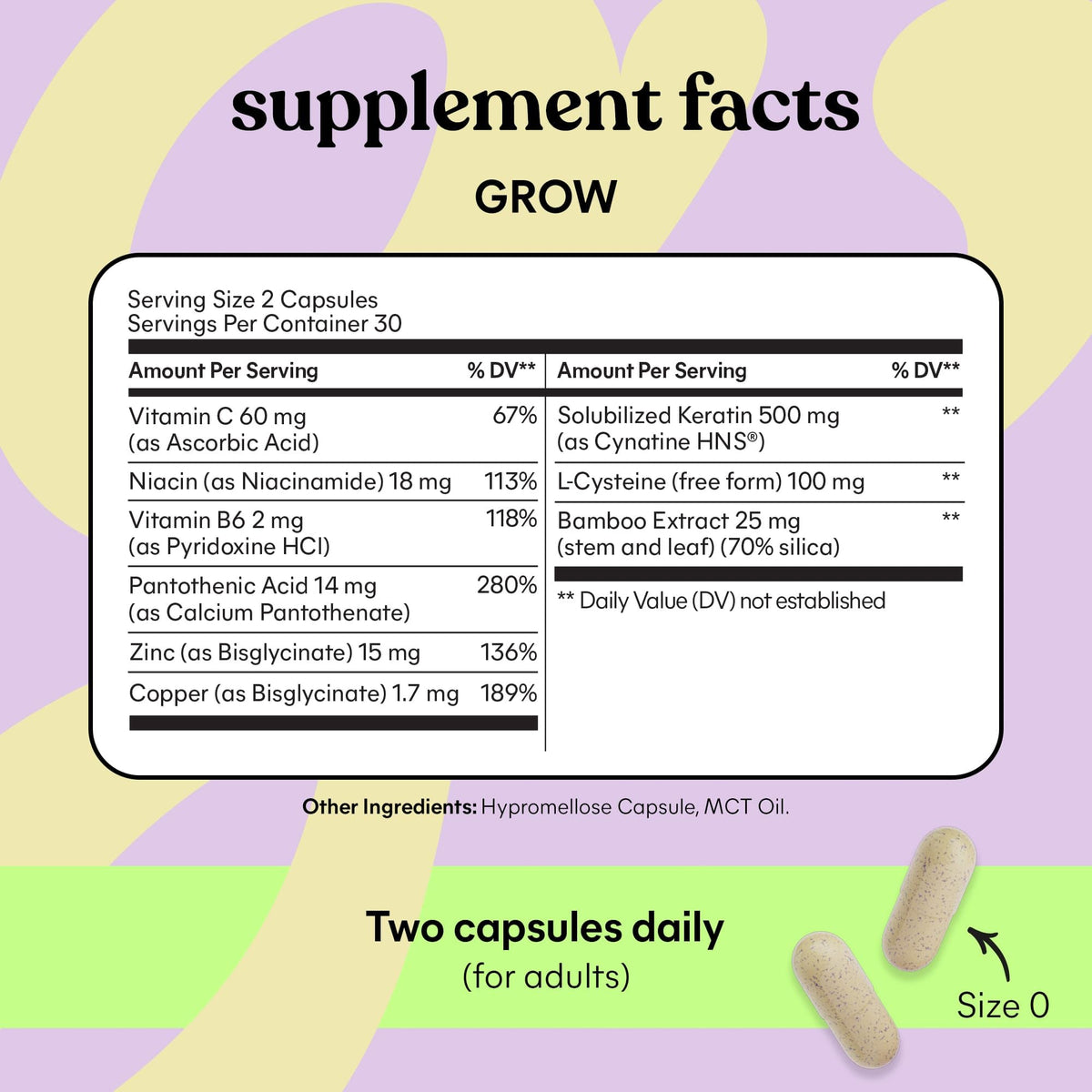 Hair Growth Capsules 30-Day Supply P7816
