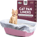 Cat Litter Box Liners Large 12 Count Tear-Resistant Waterproof X7404