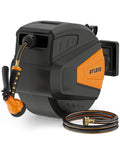 1/2"x100ft Retractable Wall Mount Garden Hose Reel E524097