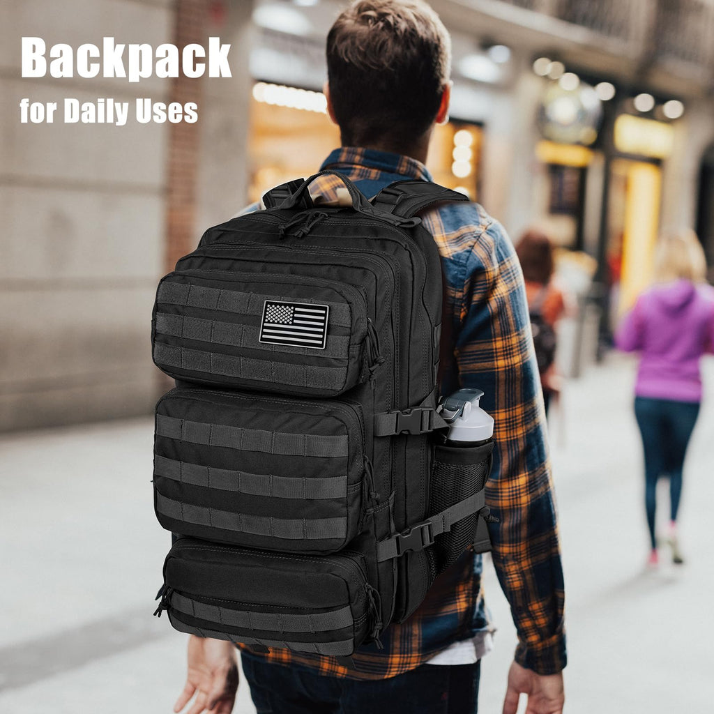 50L Military Tactical Backpack Black N533455