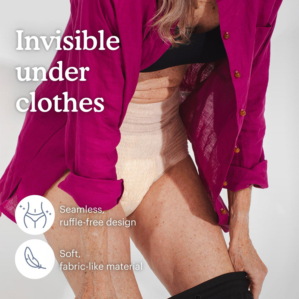 Beige XXLarge Disposable Incontinence Underwear 40 Count U12546