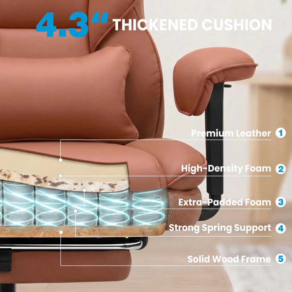 Office Chair with Pocket Spring Cushion A687