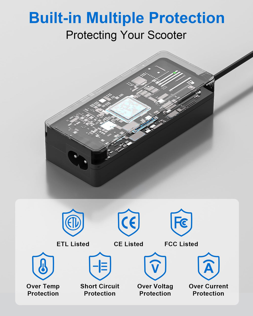 42V 2A Scooter Charger C28059