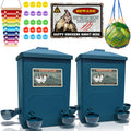 6 Gallon Chicken Waterer 2-Pack M25902