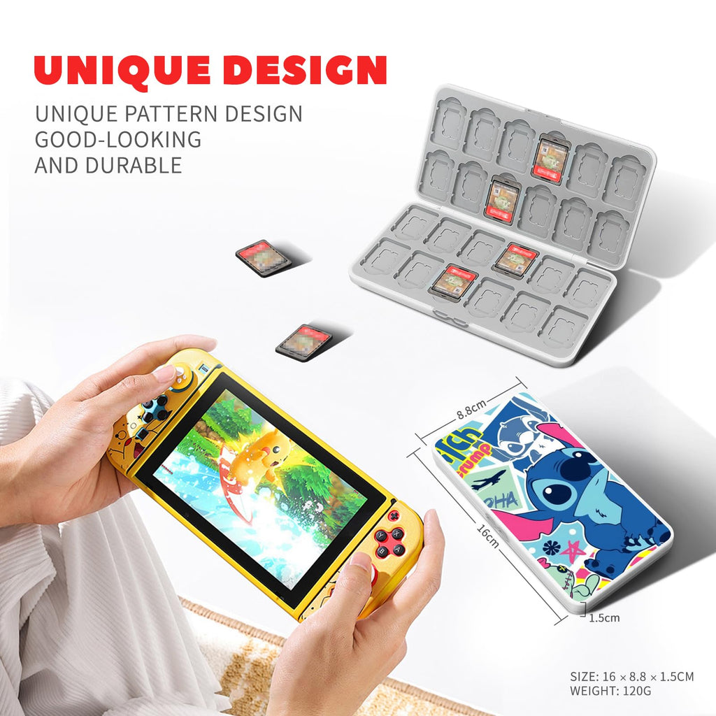 Switch Game Card Case Holds 24 Game Cards & 24 MicroSD X198