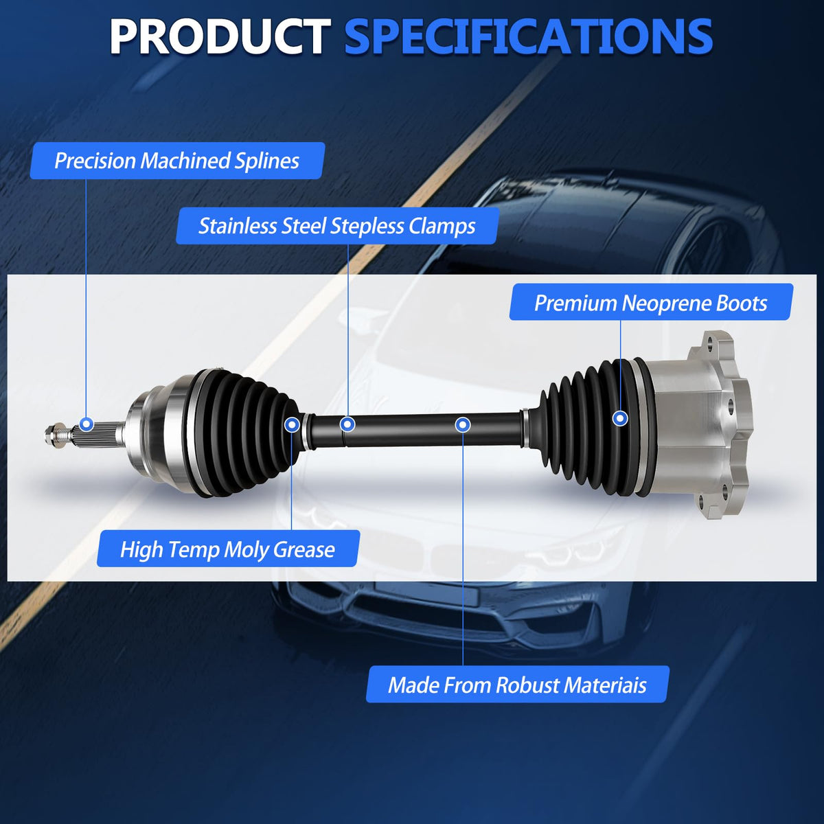 CV Axle Front X870131