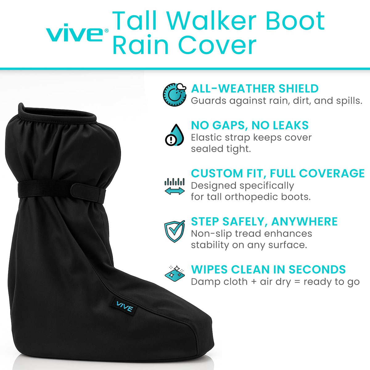Waterproof Non-Slip Adjustable Walking Boot Cover Z74578