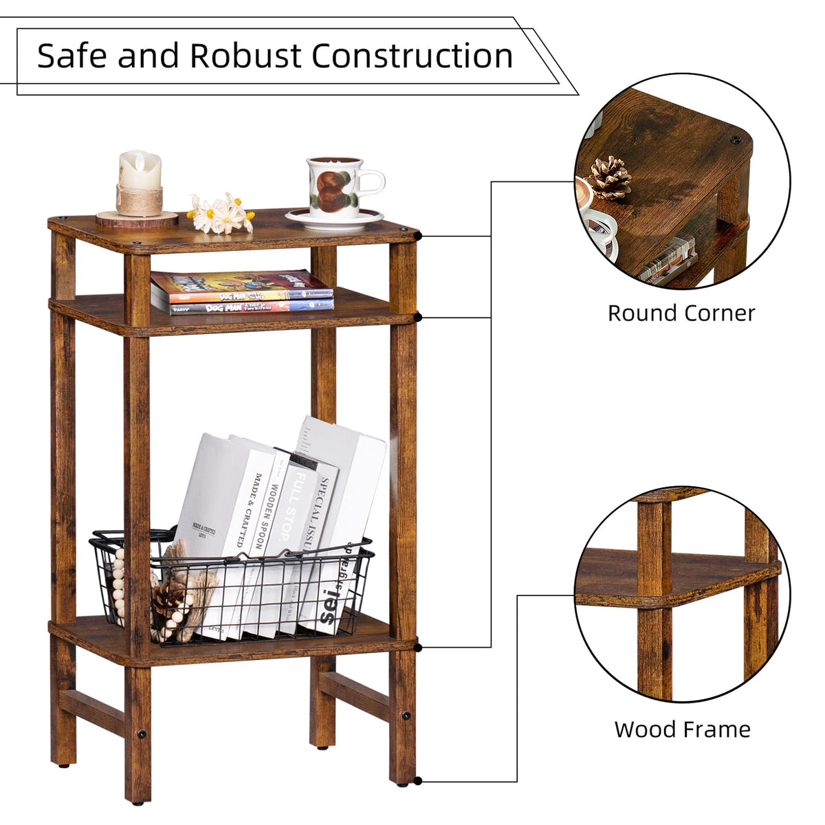 Brown Industrial End Tables J416470