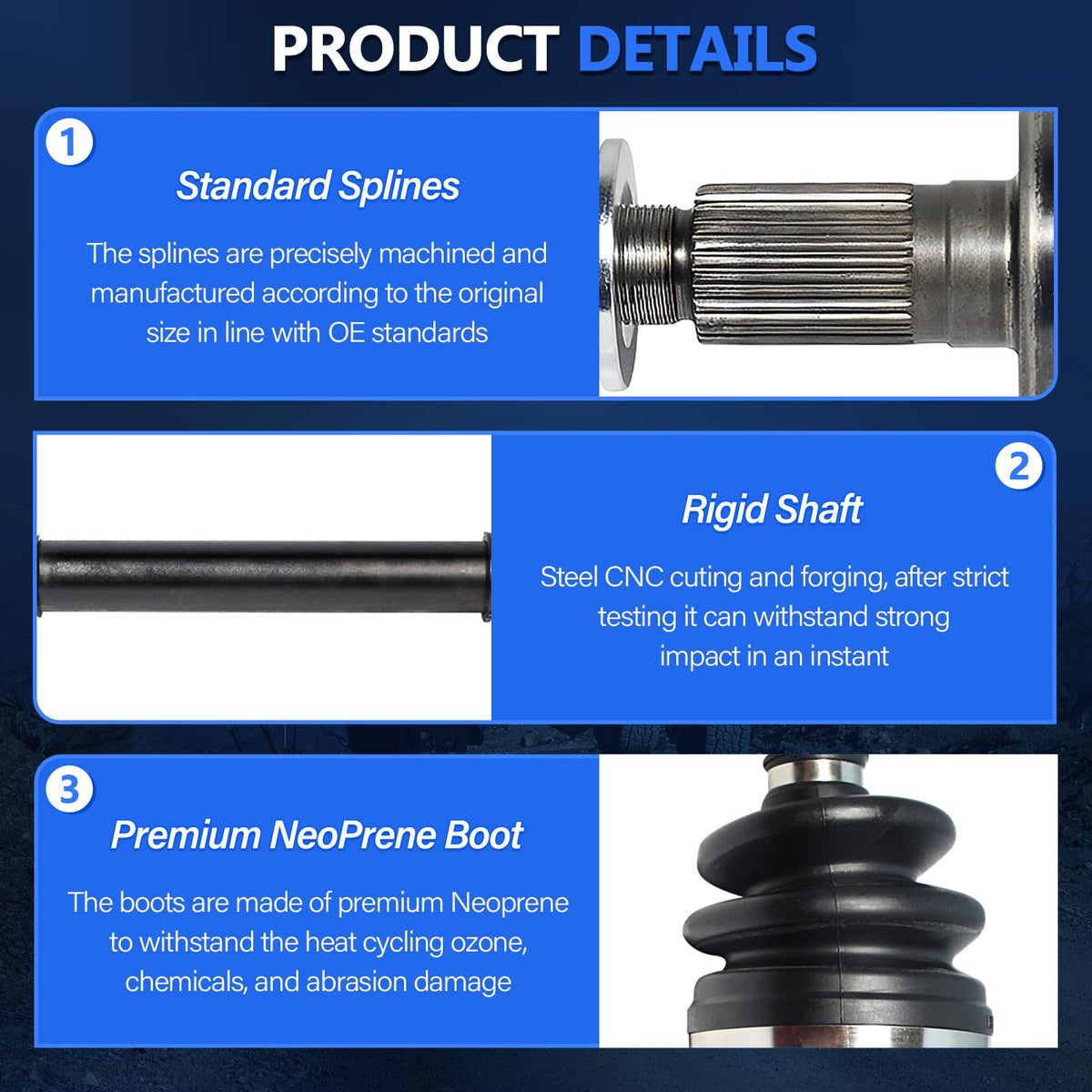 CV Axle Front X870131