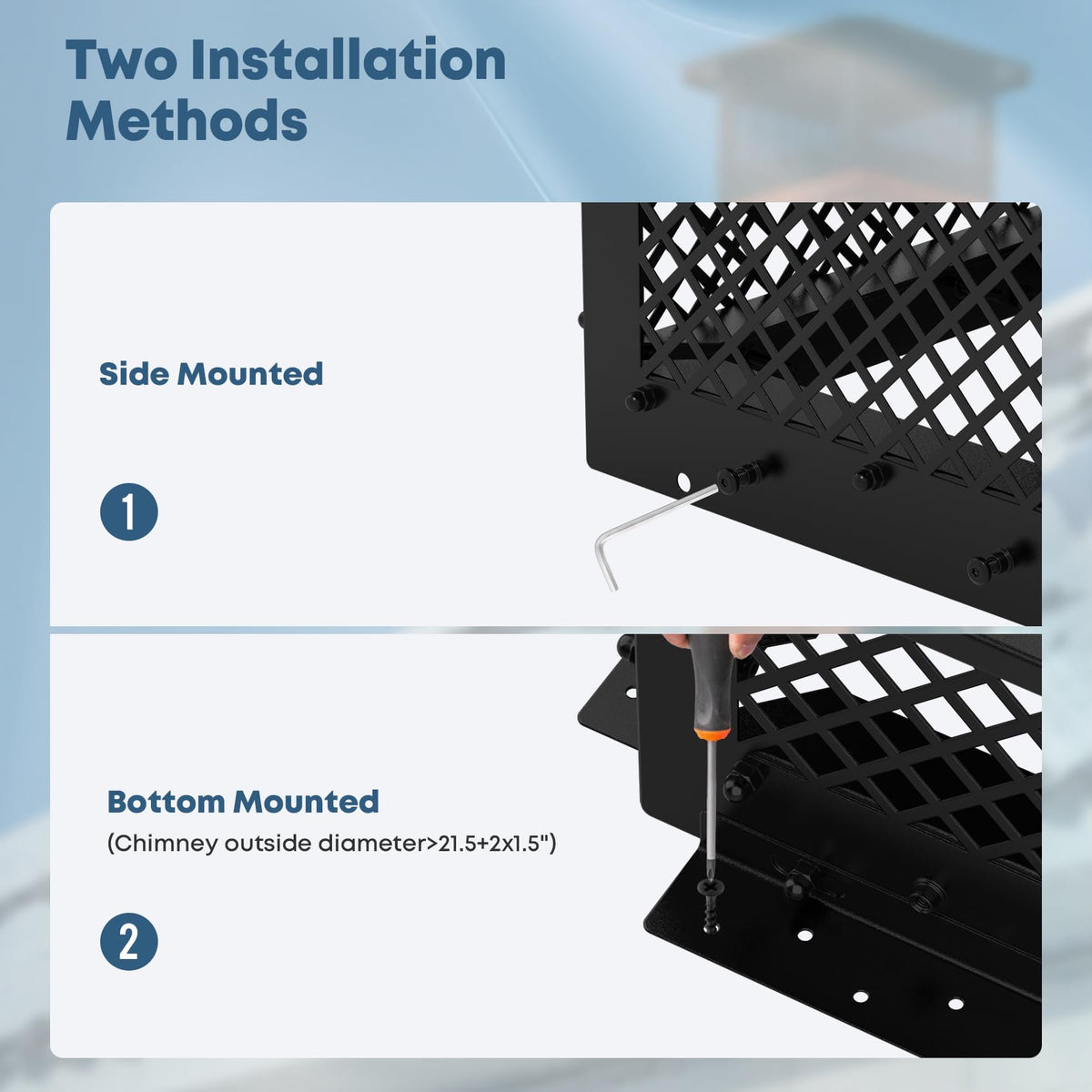 18" x 22" Adjustable Chimney Cap O4333