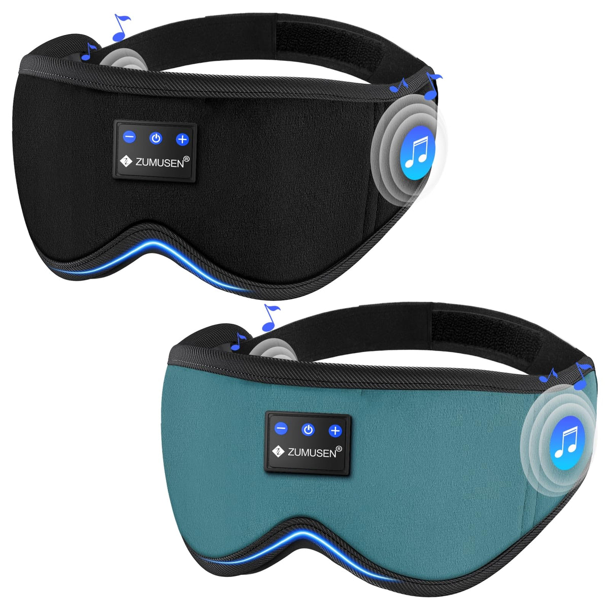 Bluetooth Sleep Headphones 3D Wireless Music Eye Mask M8669