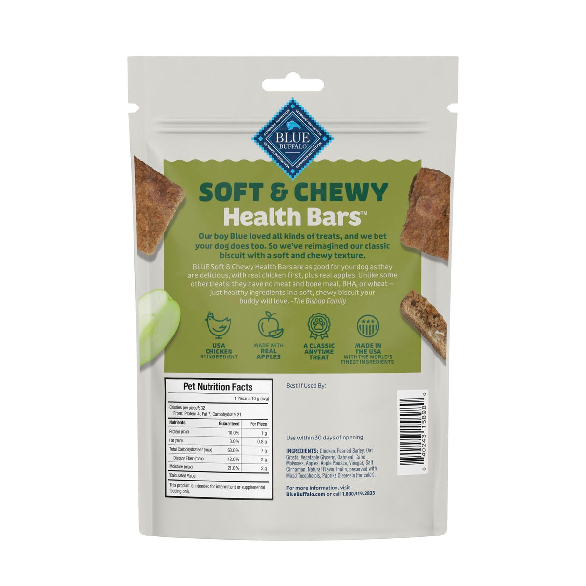 Chicken & Apples Soft & Chewy Treats, 9 oz Y38881