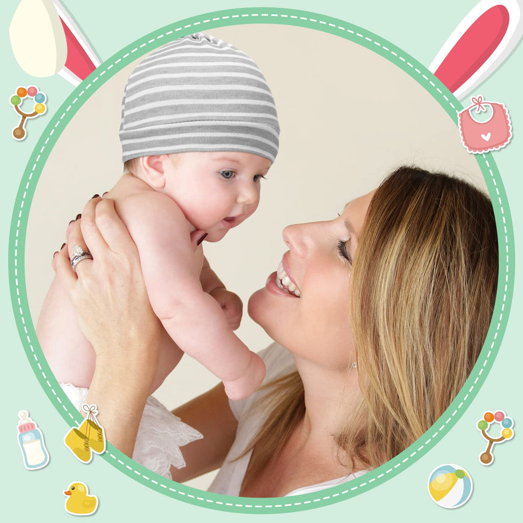 30 Pack Newborn Knot Beanie Hats Q6851