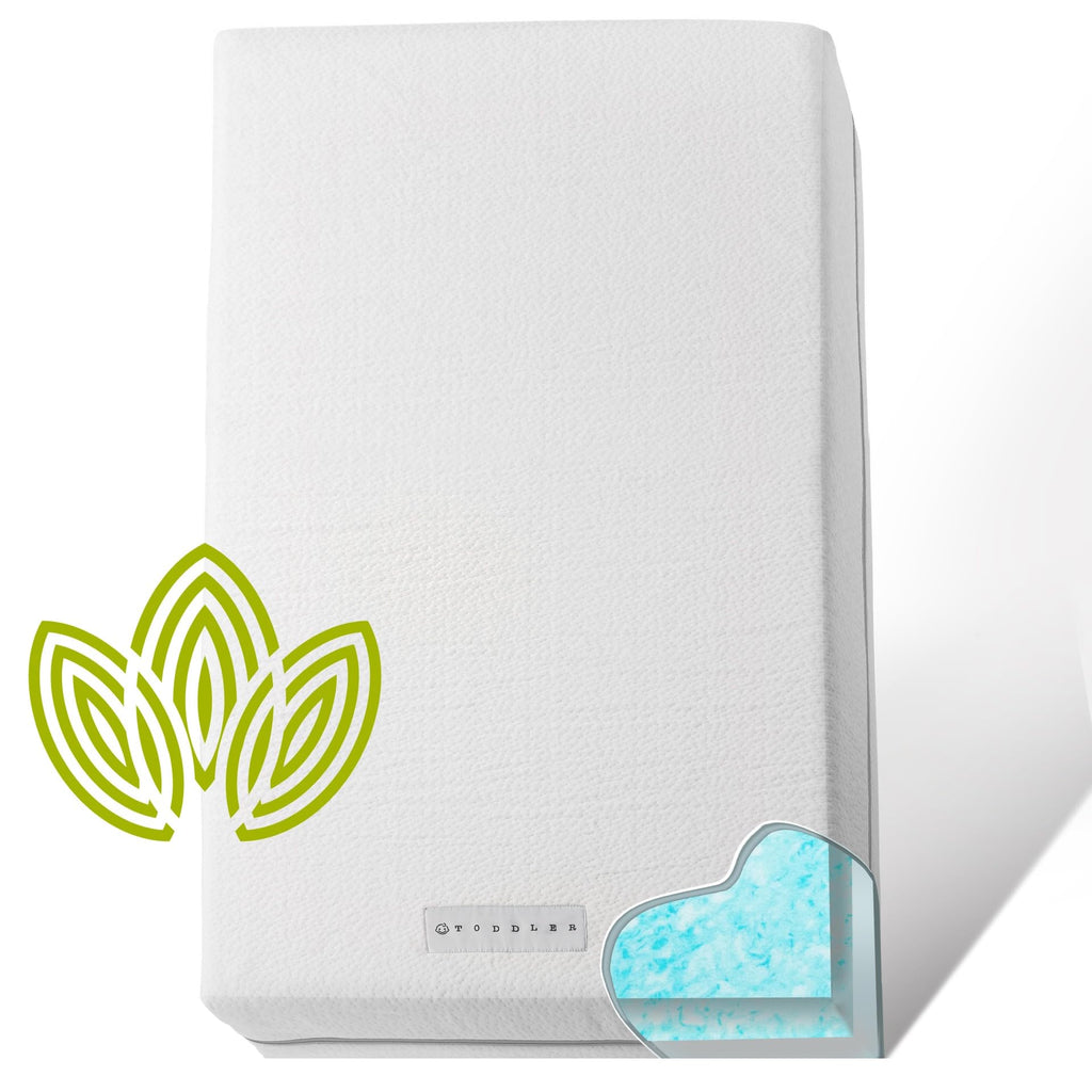 Organic Cotton 2-Sided Memory Foam Crib Mattress Q76137