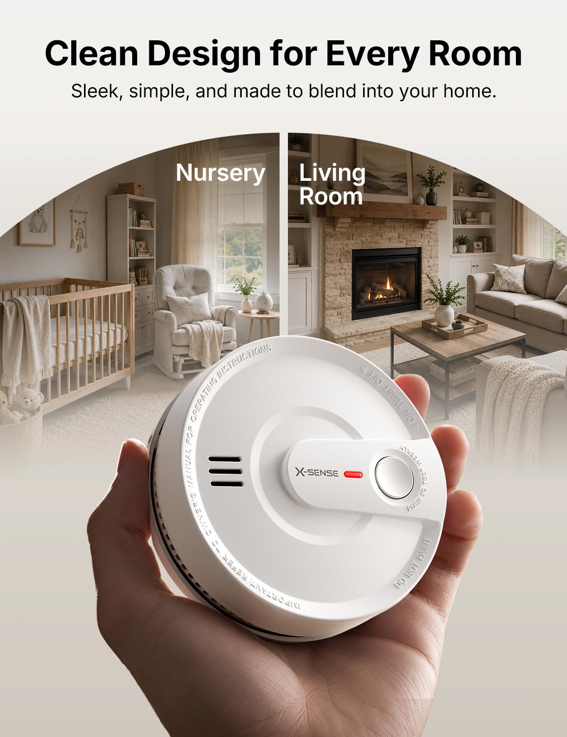 Interconnected Smoke Detector 10-Year Battery 3-Pack A237
