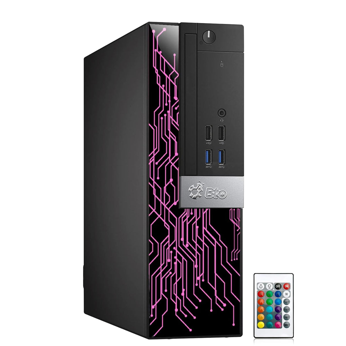RGB Gaming PC with 24 Inch Monitor Intel i5 16GB RAM 512GB SSD Q5132