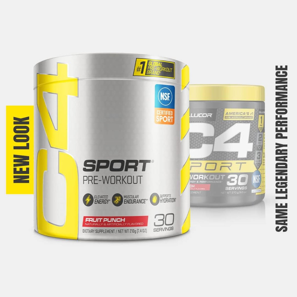 Fruit Punch Pre Workout Powder 30 Servings Pack of 2 F65090