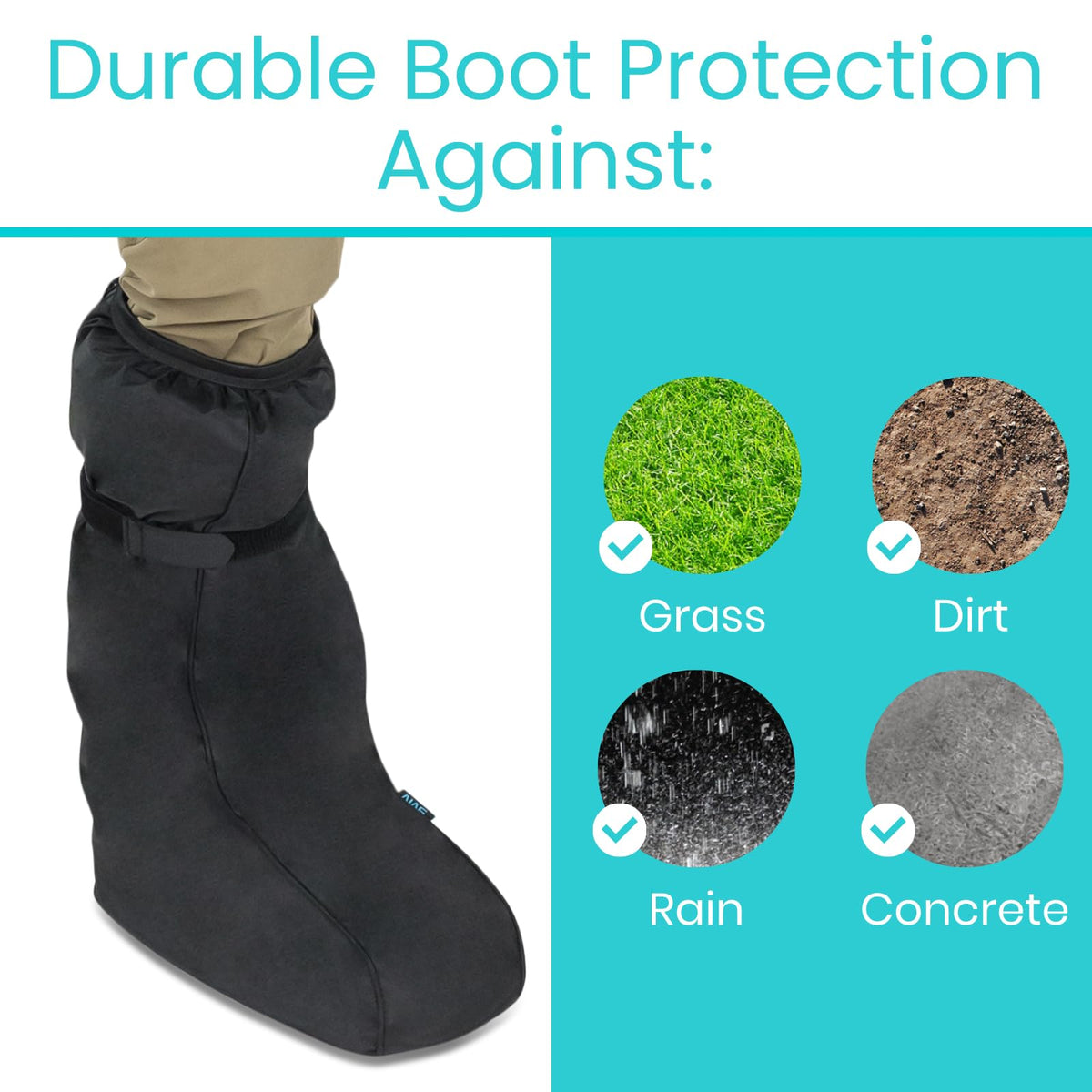 Waterproof Non-Slip Adjustable Walking Boot Cover Z74578