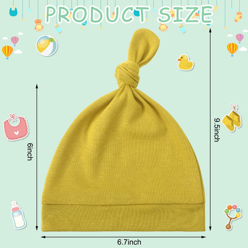 30 Pack Newborn Knot Beanie Hats Q6851