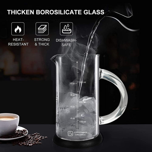 12 Ounce Stainless Steel French Press Coffee Maker Z444