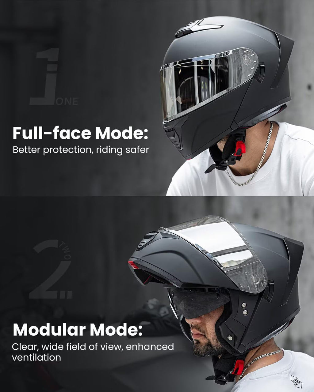 Modular Motorcycle Helmet M6043