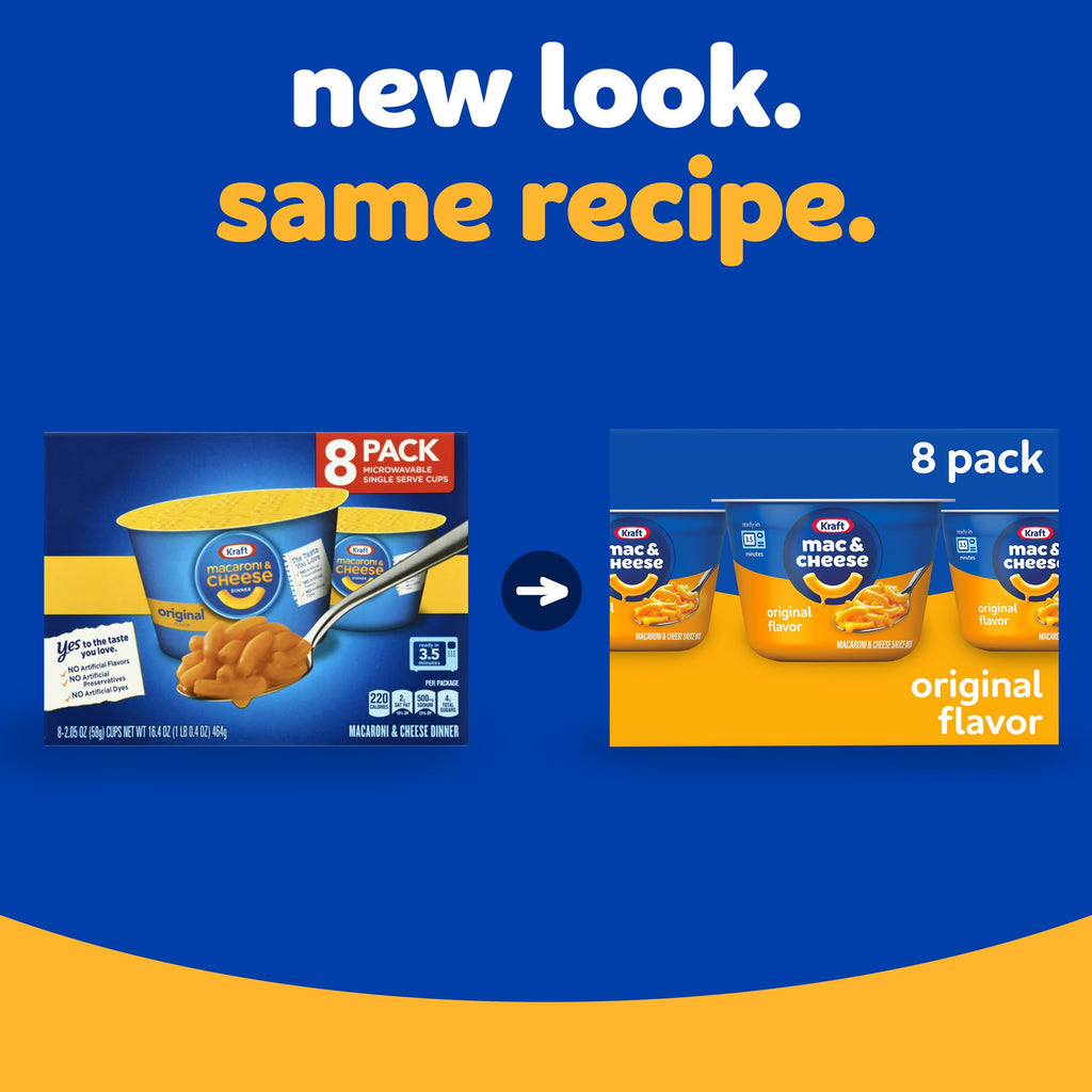 Microwavable Macaroni and Cheese Cups 8 ct E797827