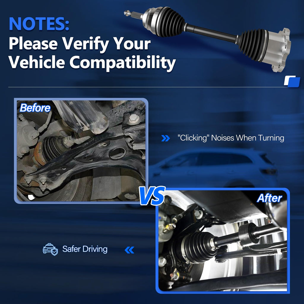 CV Axle Front X870131