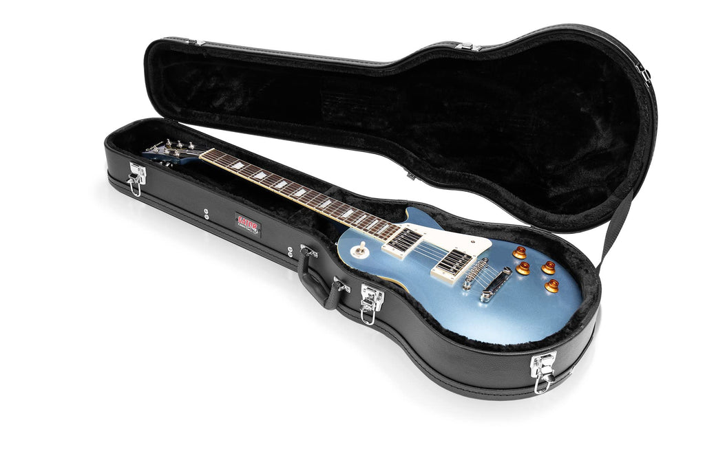 Hard-Shell Wood Case for Single-Cutaway Electric Guitars Y508493