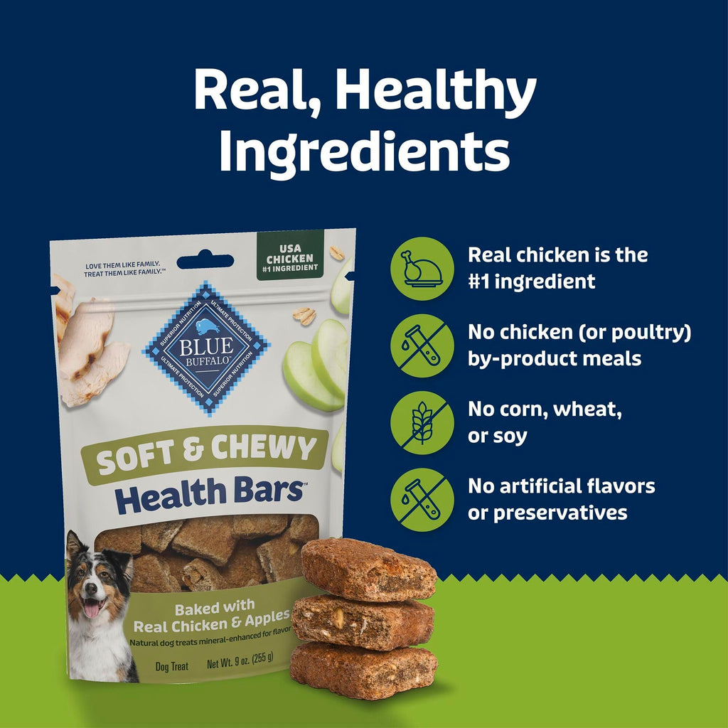 Chicken & Apples Soft & Chewy Treats, 9 oz Y38881