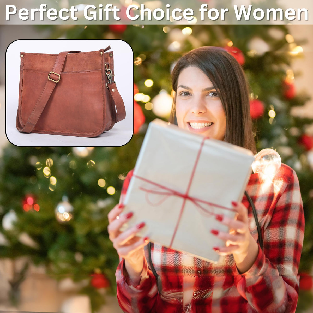 Genuine Leather Crossbody Purse A81149