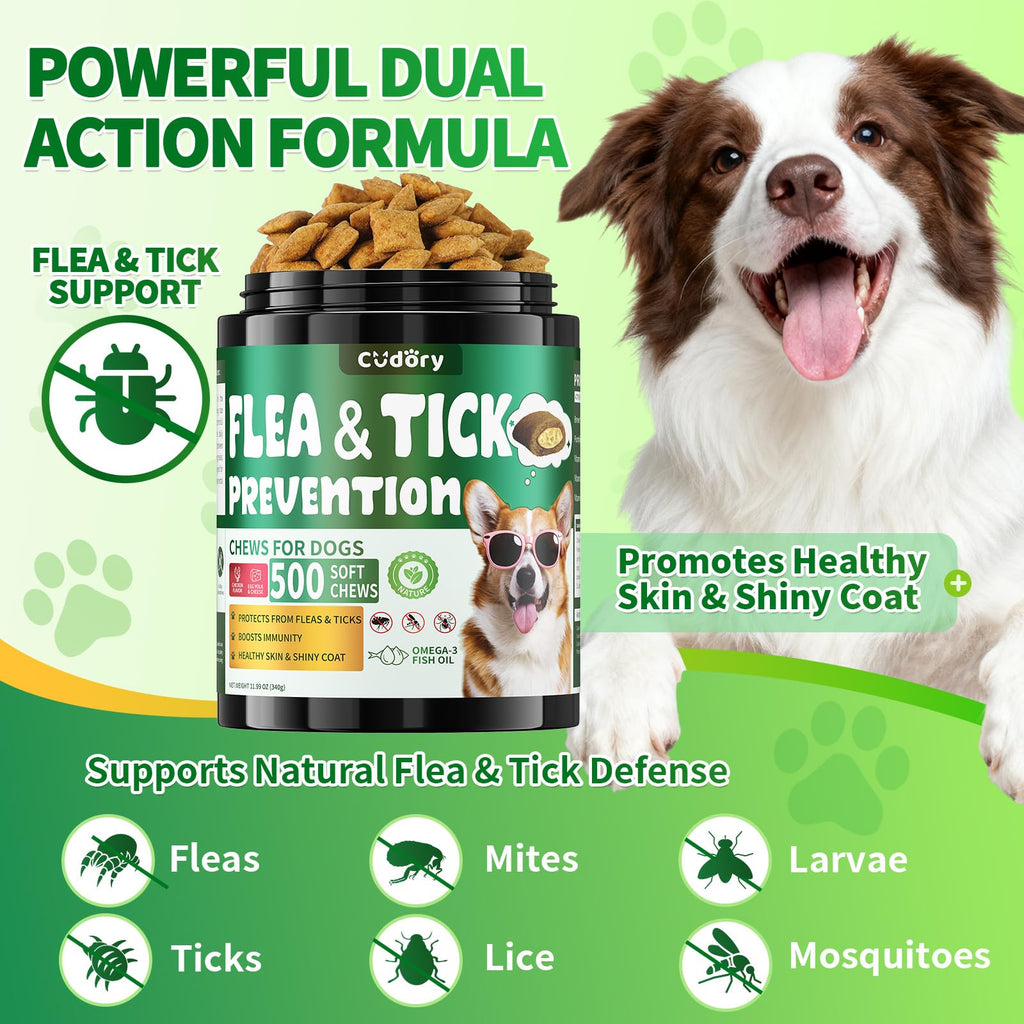 Flea and Tick Prevention for Dogs Chews W164283