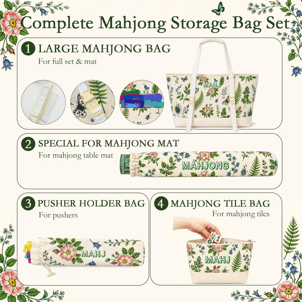 Mahjong Tile Bag Set F661027