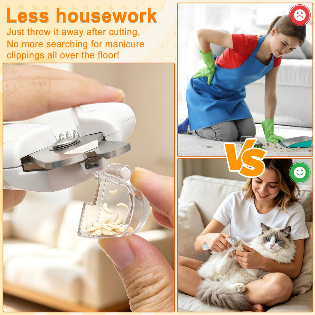 Dog Nail Clippers & Grinder with LED Light U9983