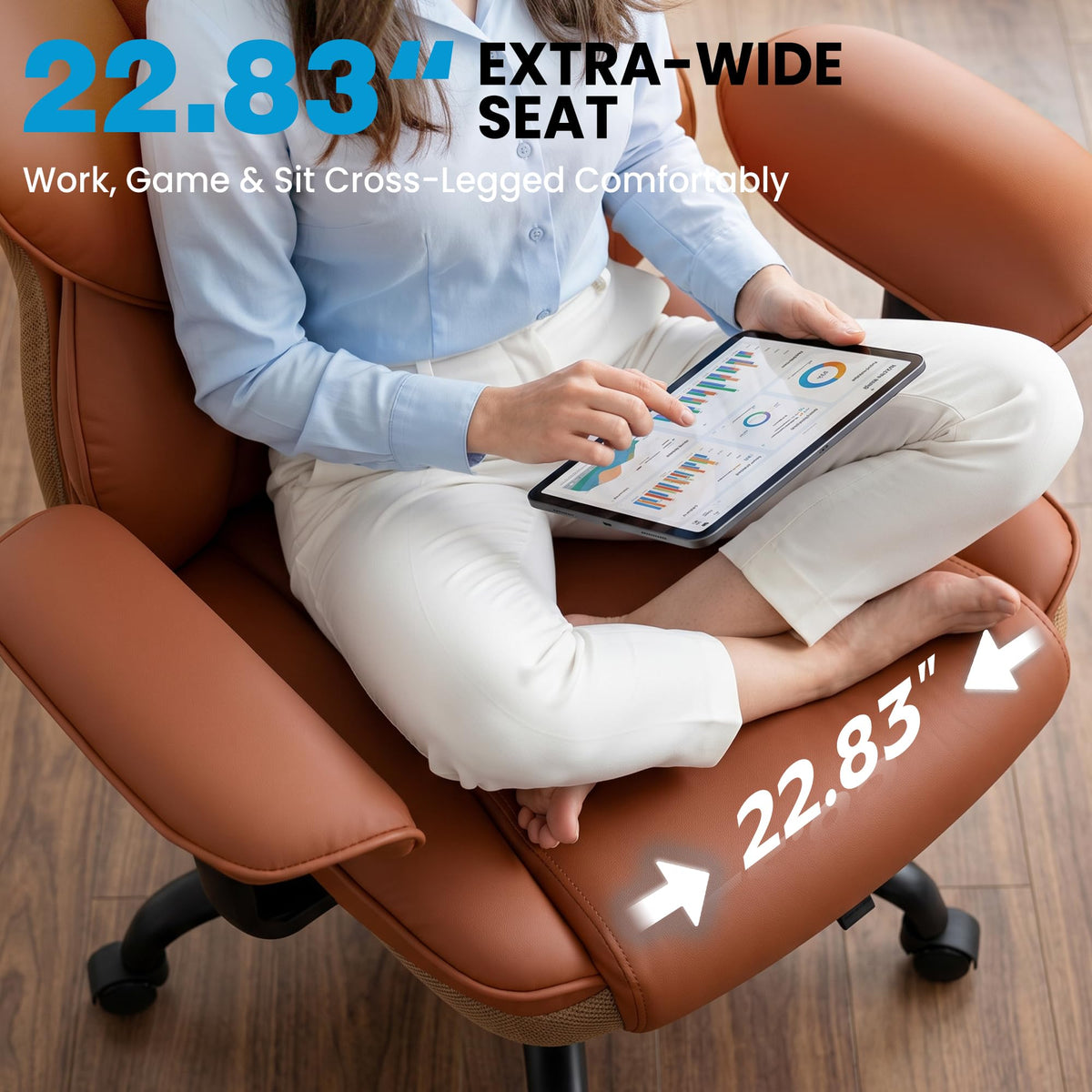 Office Chair with Pocket Spring Cushion A687