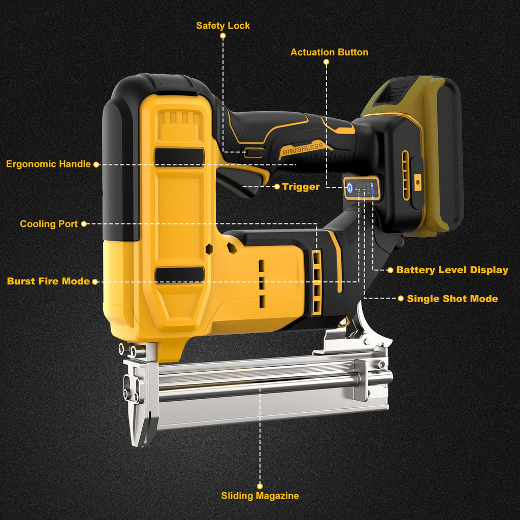 18 Gauge Cordless Brad Nailer with 1000 Nails Q84113