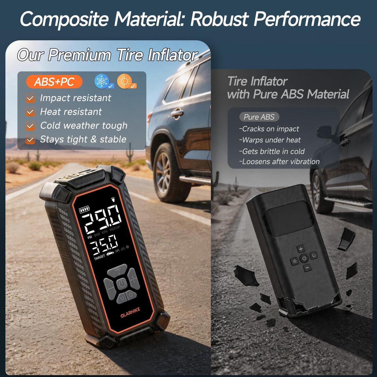 Portable Air Compressor Dual Power P349718