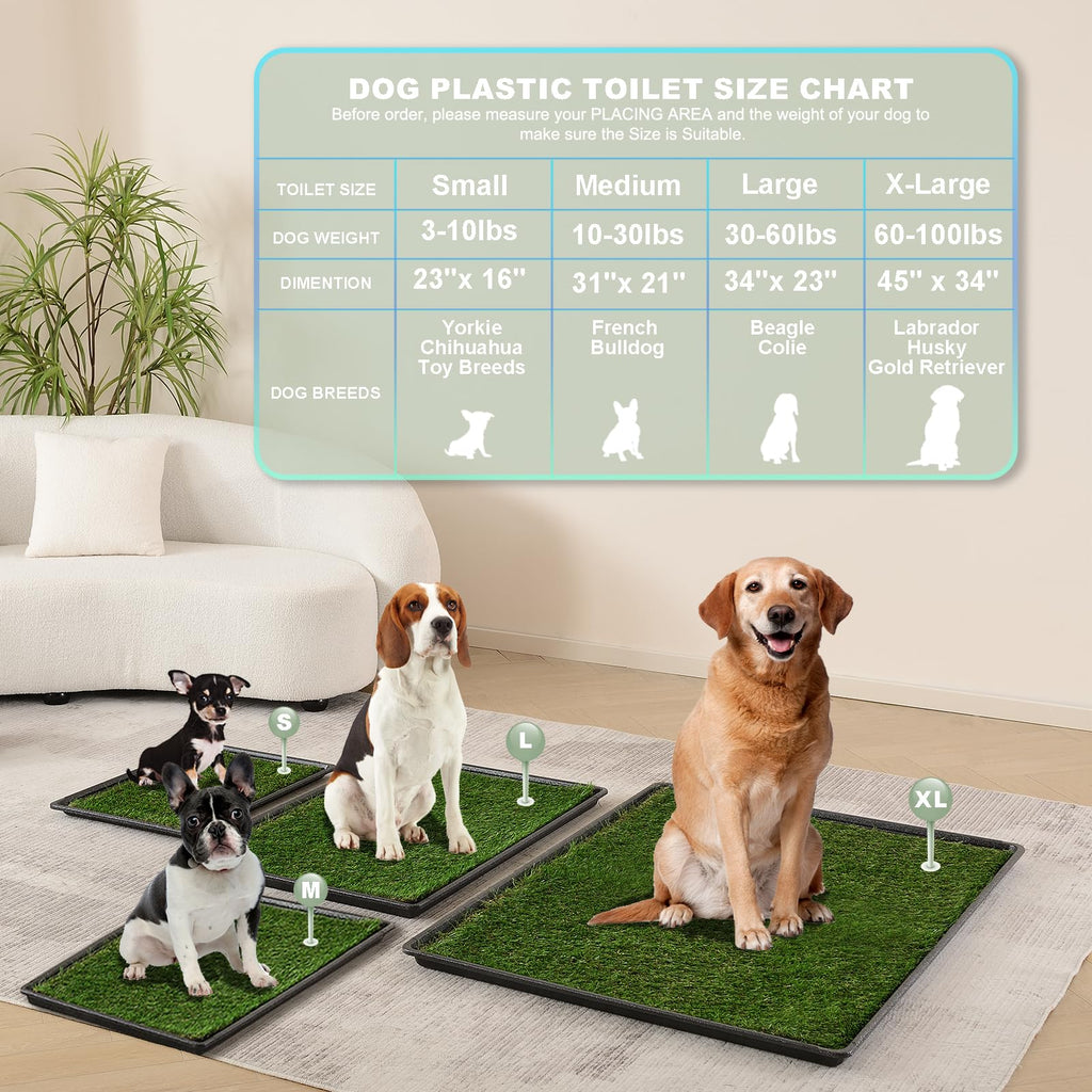 Dog Grass Pad with Tray B5504
