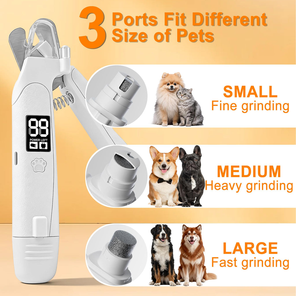 Dog Nail Clippers & Grinder with LED Light U9983