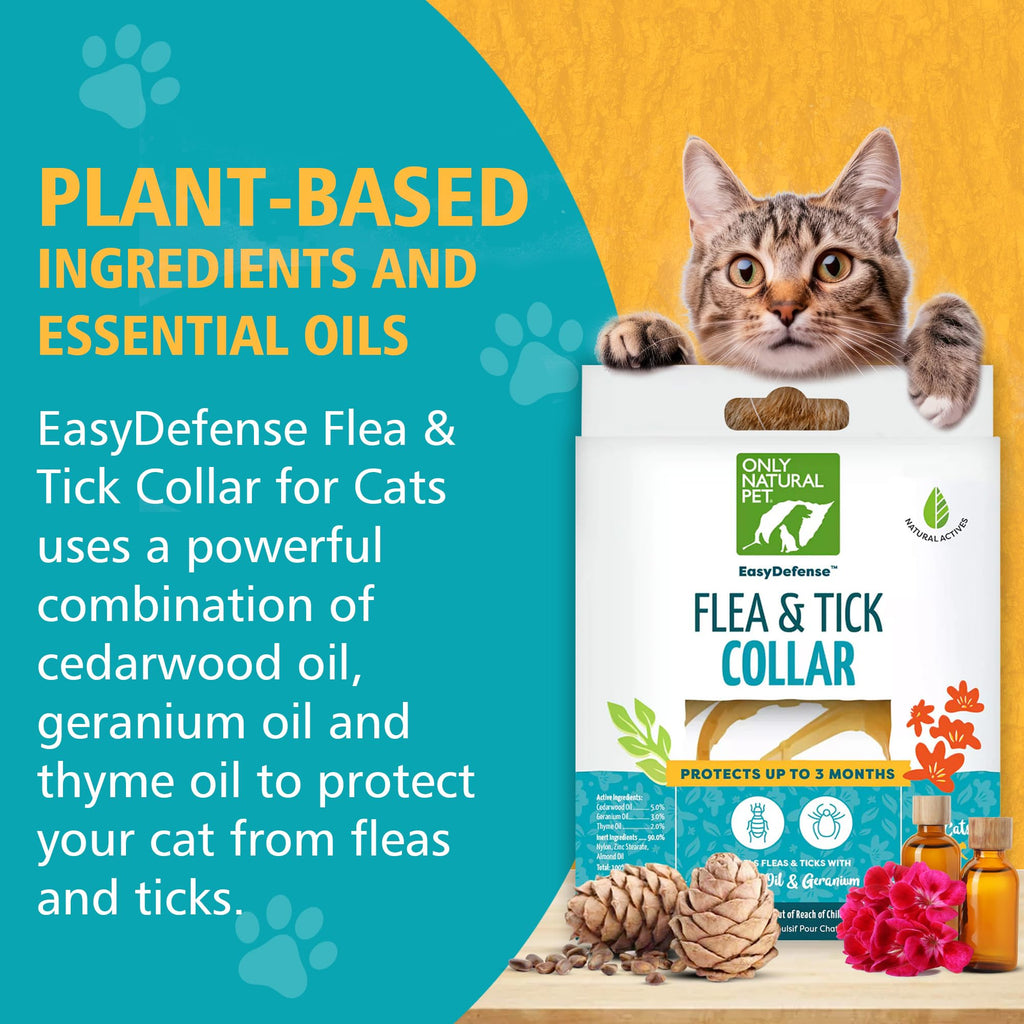 Natural Flea & Tick Cat Collar T742
