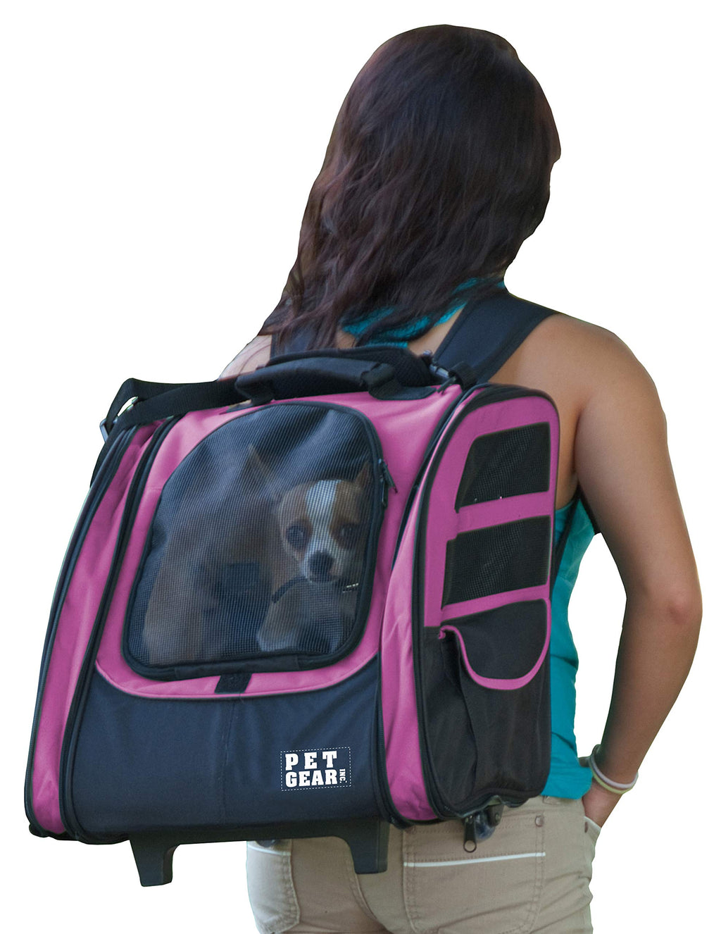 Large Pink Pet Backpack H967237