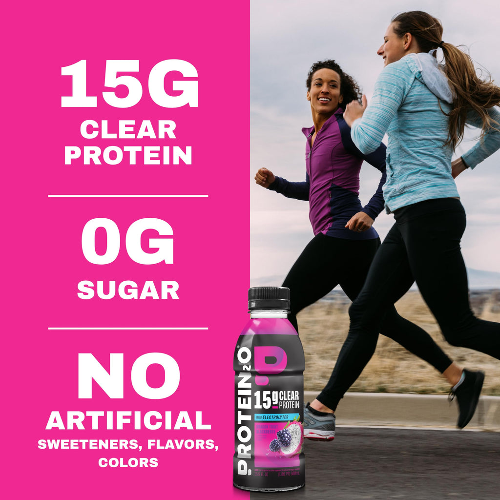 Clear Whey Protein Isolate and Electrolyte Drink 15g Protein 16.9 Fl Oz 12 Count J9872