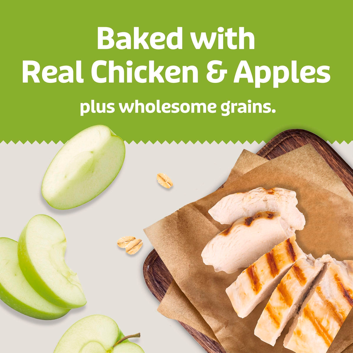 Chicken & Apples Soft & Chewy Treats, 9 oz Y38881